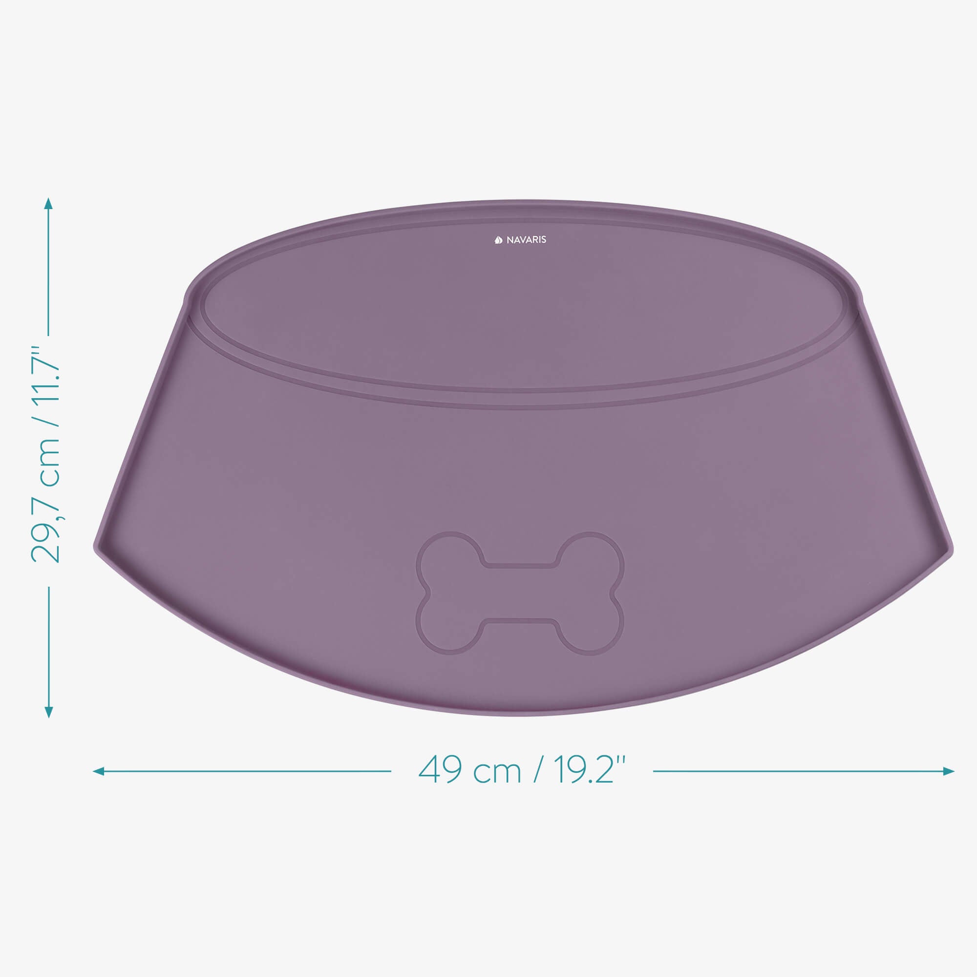 Navaris Χαλάκι Σιλικόνης για Μπολ Σκύλου - Purple - 54822.38