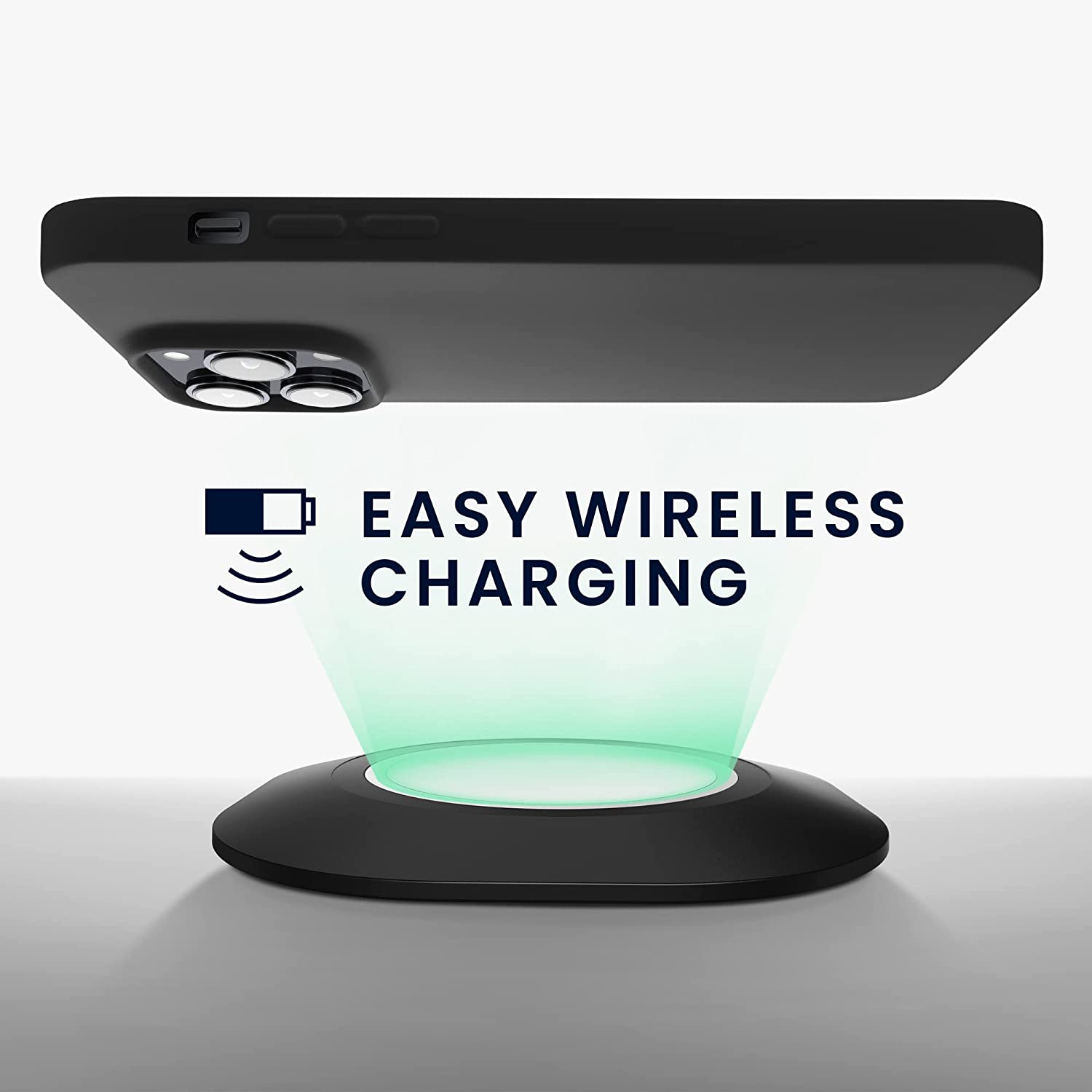 KW iPhone 14 Pro Max Λεπτή Θήκη Σιλικόνης TPU - Black Matte - 59078.47