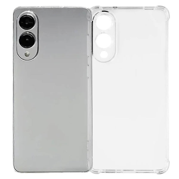 Techsuit Samsung Galaxy S25 Edge - Shockproof - Θήκη Σιλικόνης με Ενισχυμένες Γωνίες - Clear