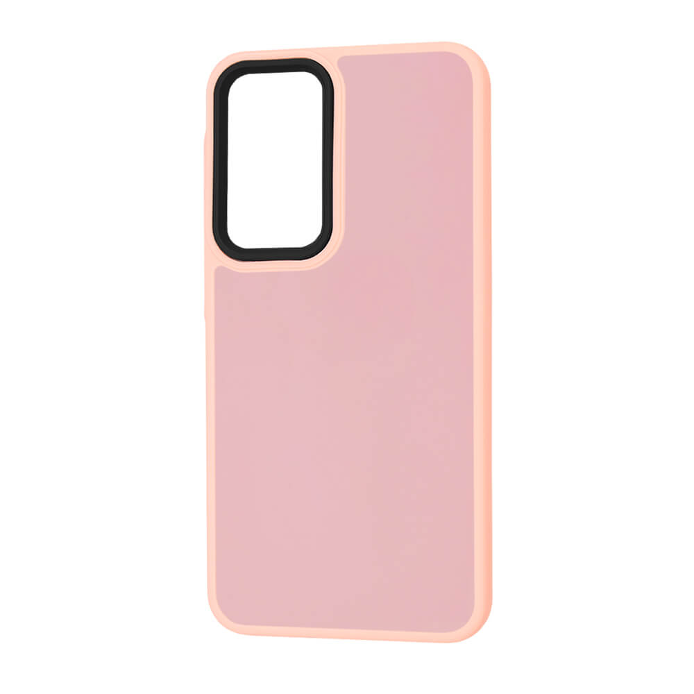 Techsuit Samsung Galaxy A55 5G - HaloFrost Series - Σκληρή Θήκη με Πλαίσιο Σιλικόνης - Pink