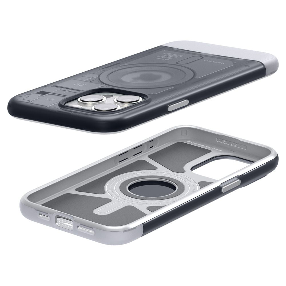 Spigen iPhone 15 Pro Max Classic C1 Mag Σκληρή Θήκη με Πλαίσιο Σιλικόνης και MagSafe - Graphite