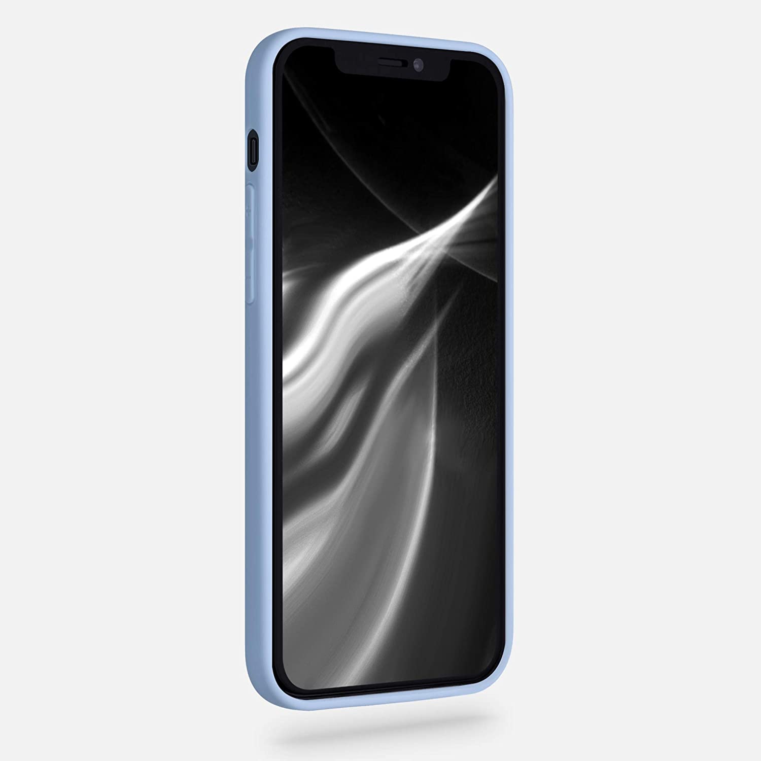 KW iPhone 12 / iPhone 12 Pro Θήκη Σιλικόνης TPU - Light Blue Matte - 53938.58