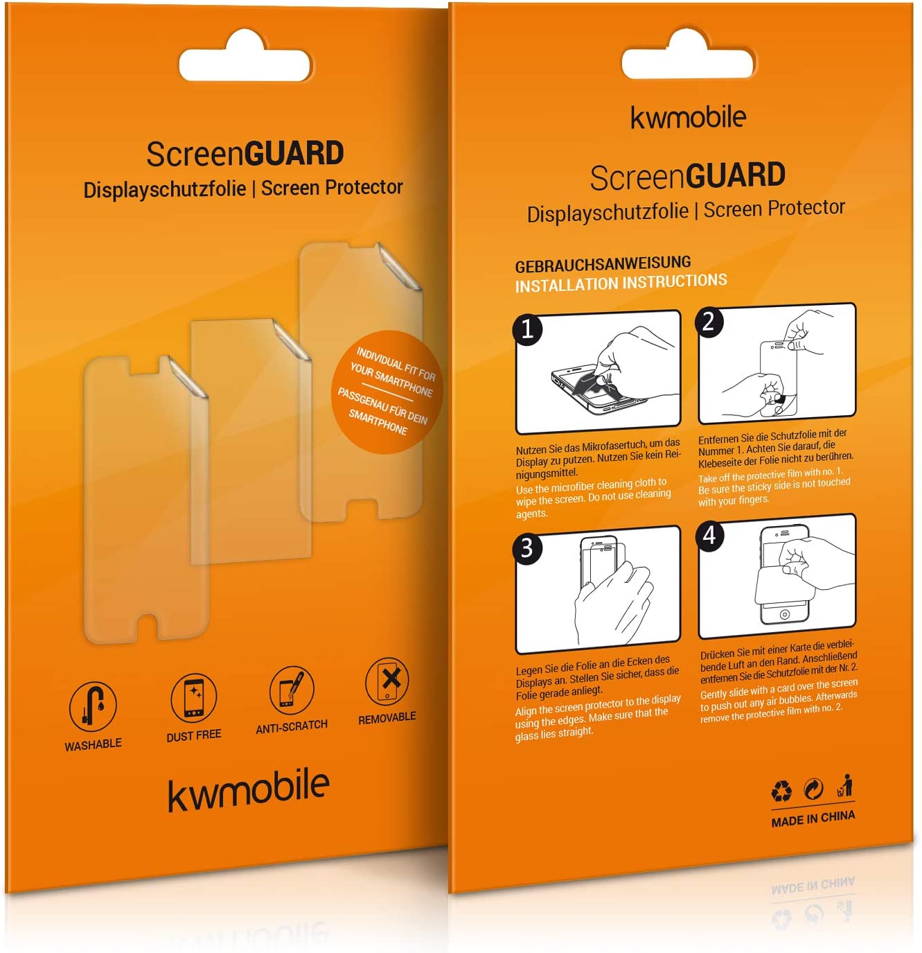 KW iPhone 12 Pro Max - Τρεις Μεμβράνες Προστασίας Οθόνης - Διάφανες - 53819.1