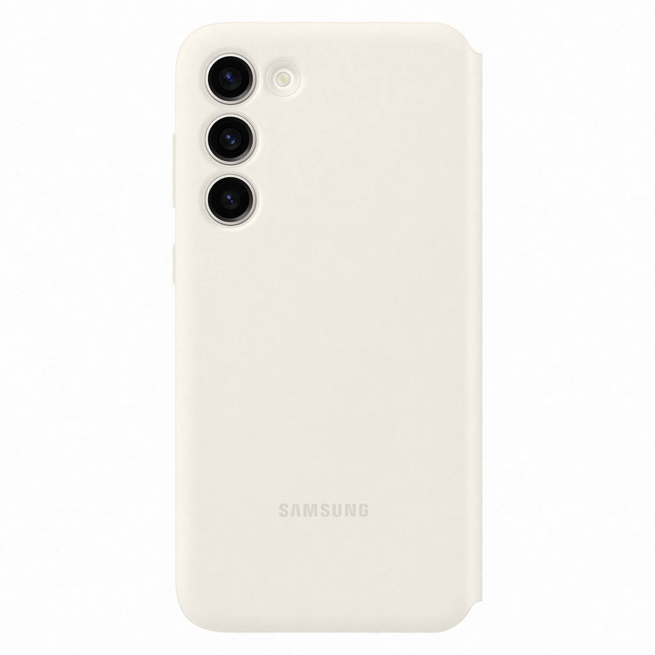 Samsung Smart View Cover Samsung Galaxy S23+ Θήκη Πορτοφόλι - Cream - EF-ZS916CUEGWW