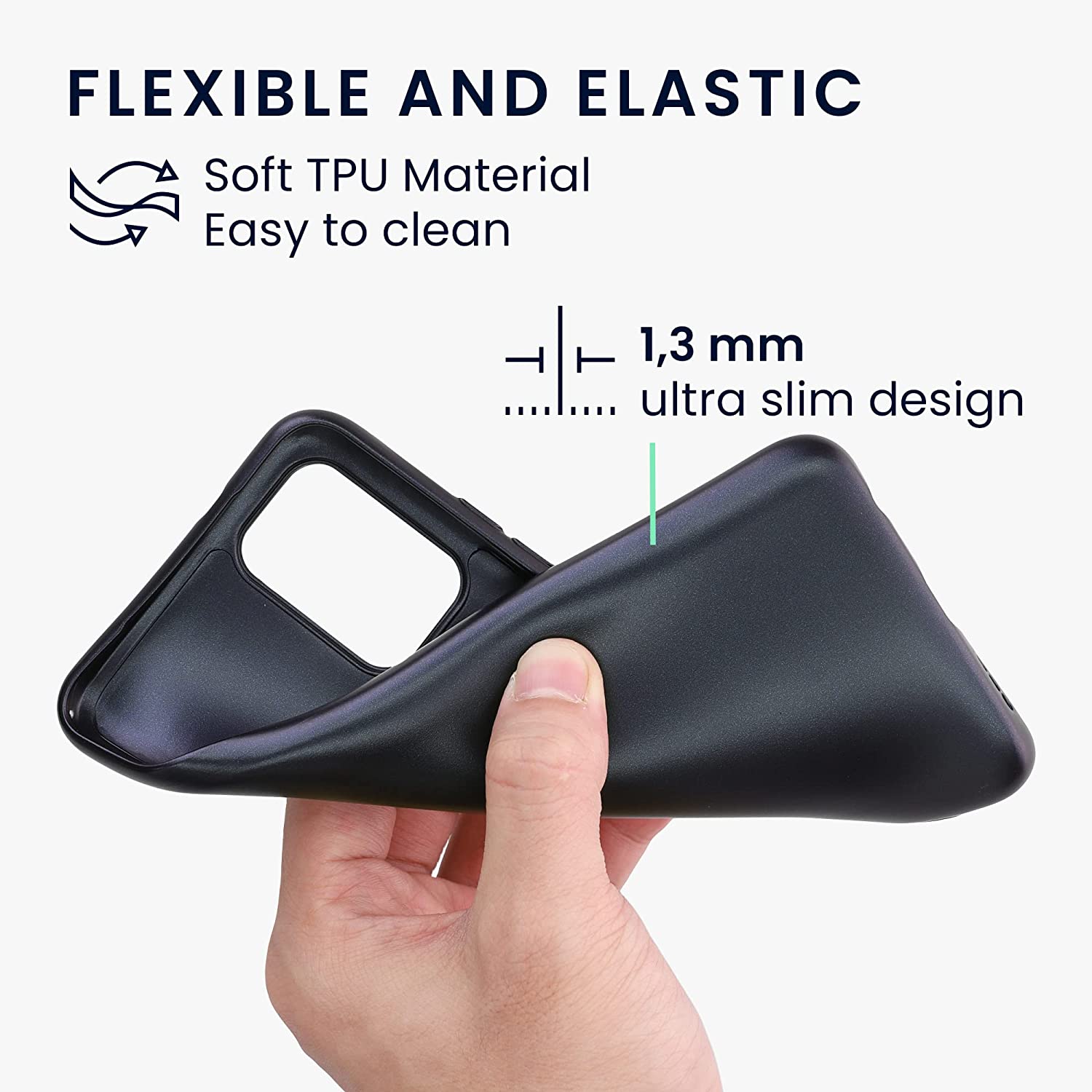 KW Xiaomi Redmi Note 10 / Note 10s / Poco M5s Θήκη Σιλικόνης TPU - Metallic Berry - 57280.115