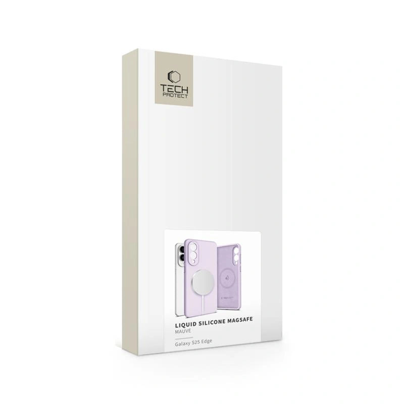 Tech-Protect Samsung Galaxy S25 Edge - Liquid Silicone MagSafe Θήκη Σιλικόνης TPU - Mauve