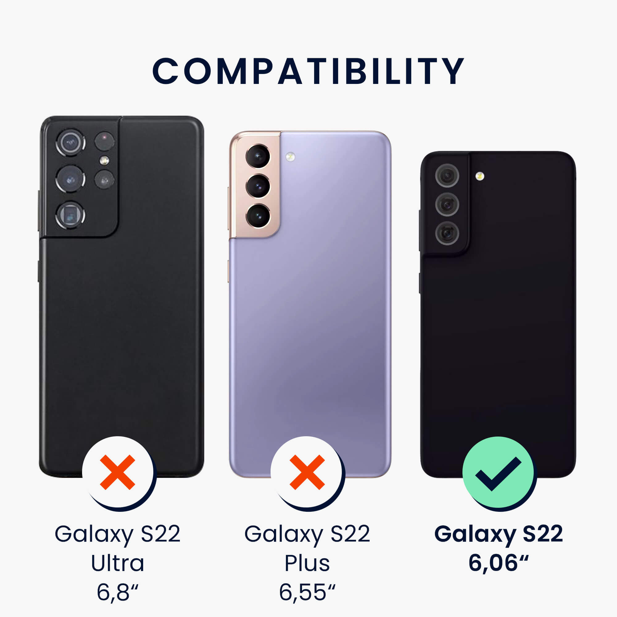 KW Samsung Galaxy S22 Θήκη Σιλικόνης - Metallic Berry - 56757.115