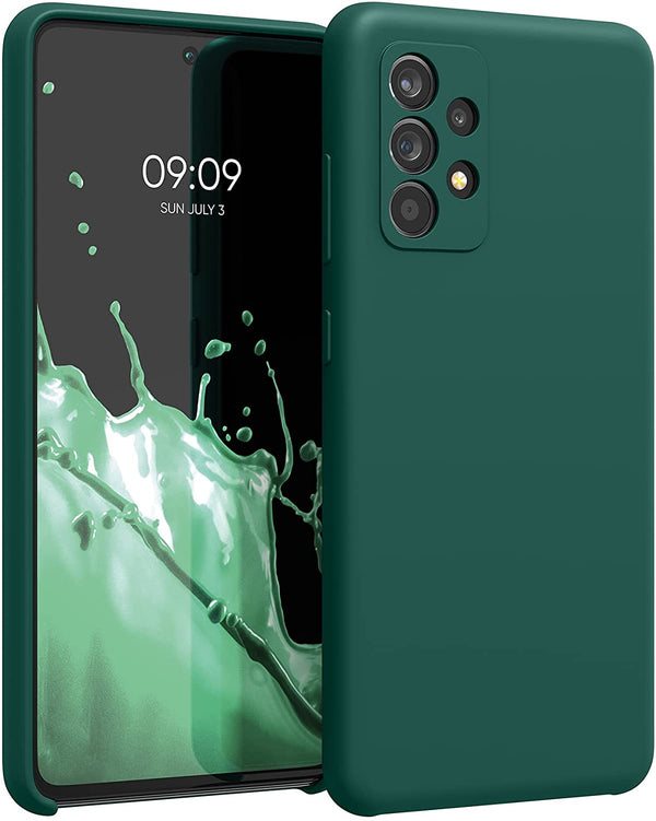 KW Samsung Galaxy A52 / A52 5G / A52s 5G Θήκη Σιλικόνης Rubber TPU - Turquoise Green - 54347.184