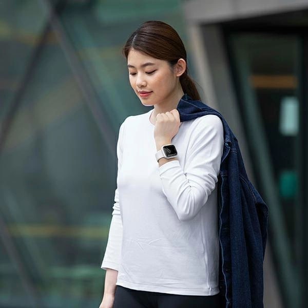 Uniq Θήκη Apple Watch 4 / 5 / 6 / 7 / 8 / 9 / SE / SE 2 - 40 / 41 mm Moduo με 2 Εναλλάξιμα Πλαίσια - Stone / Dark Grey