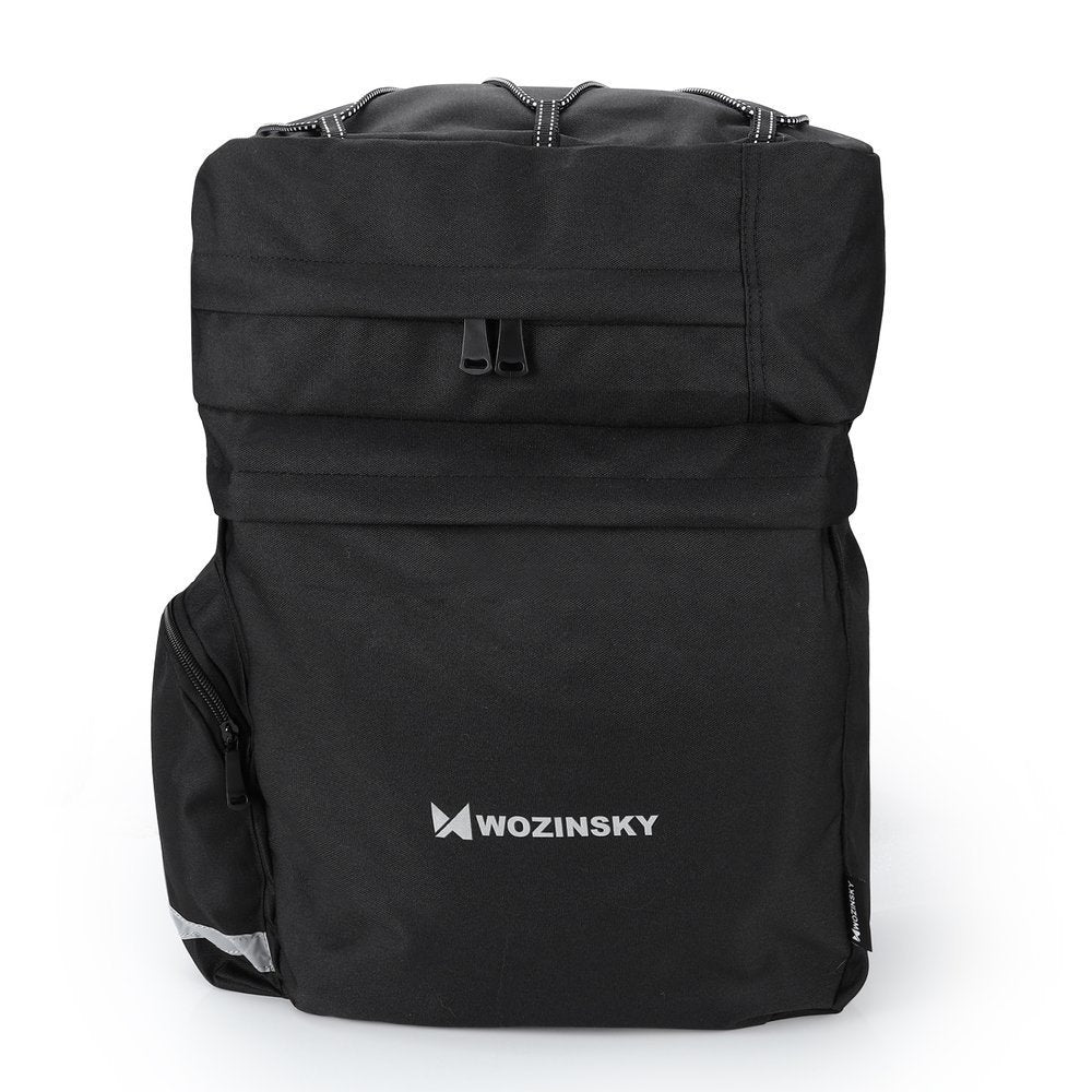 Wozinsky Bicycle Bike Pannier Bag - Τσάντα Αποθήκευσης για Σχάρα Ποδηλάτου 60L - Black - WBB13BK