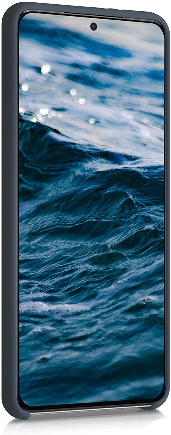 KW Samsung Galaxy S21 Θήκη Σιλικόνης Rubber TPU - Slate Grey - 54056.202
