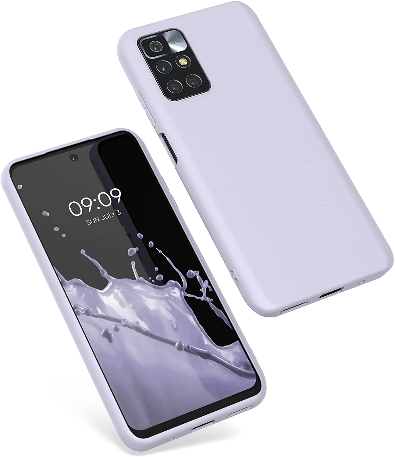 KW Xiaomi Redmi 10 Θήκη Σιλικόνης TPU - Pastel Lavender - 56147.139