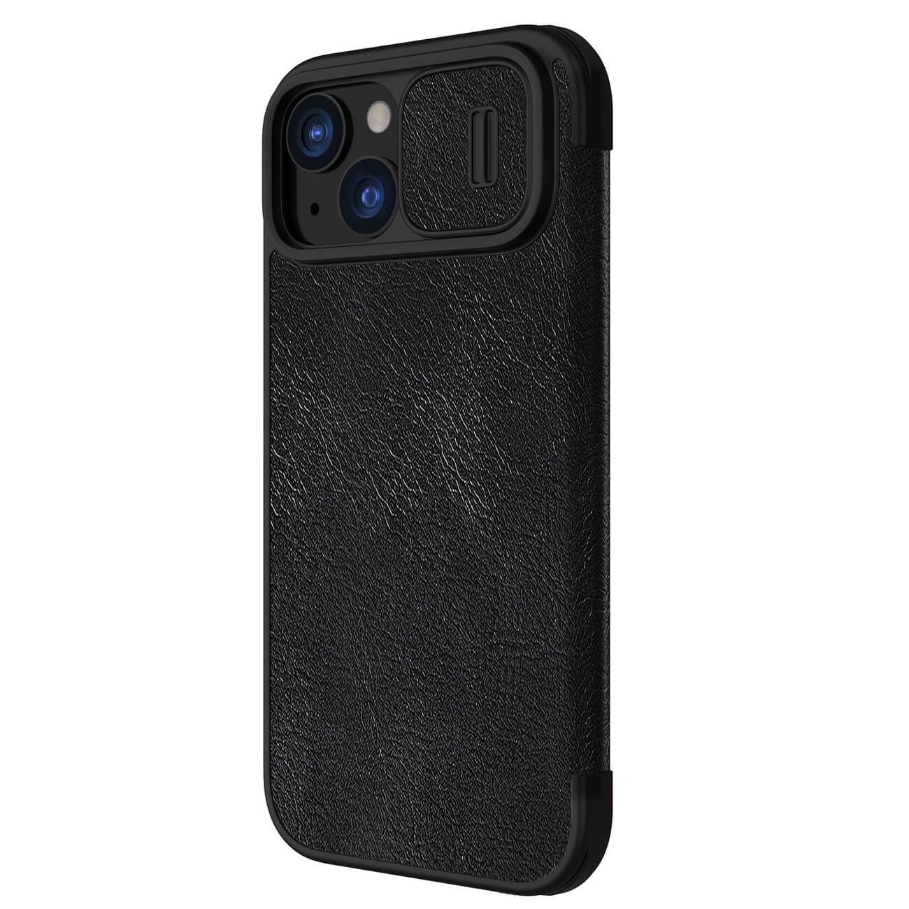 Nillkin iPhone 15 Qin Pro Leather Θήκη Βιβλίο με Κάλυμμα για την Κάμερα - Black