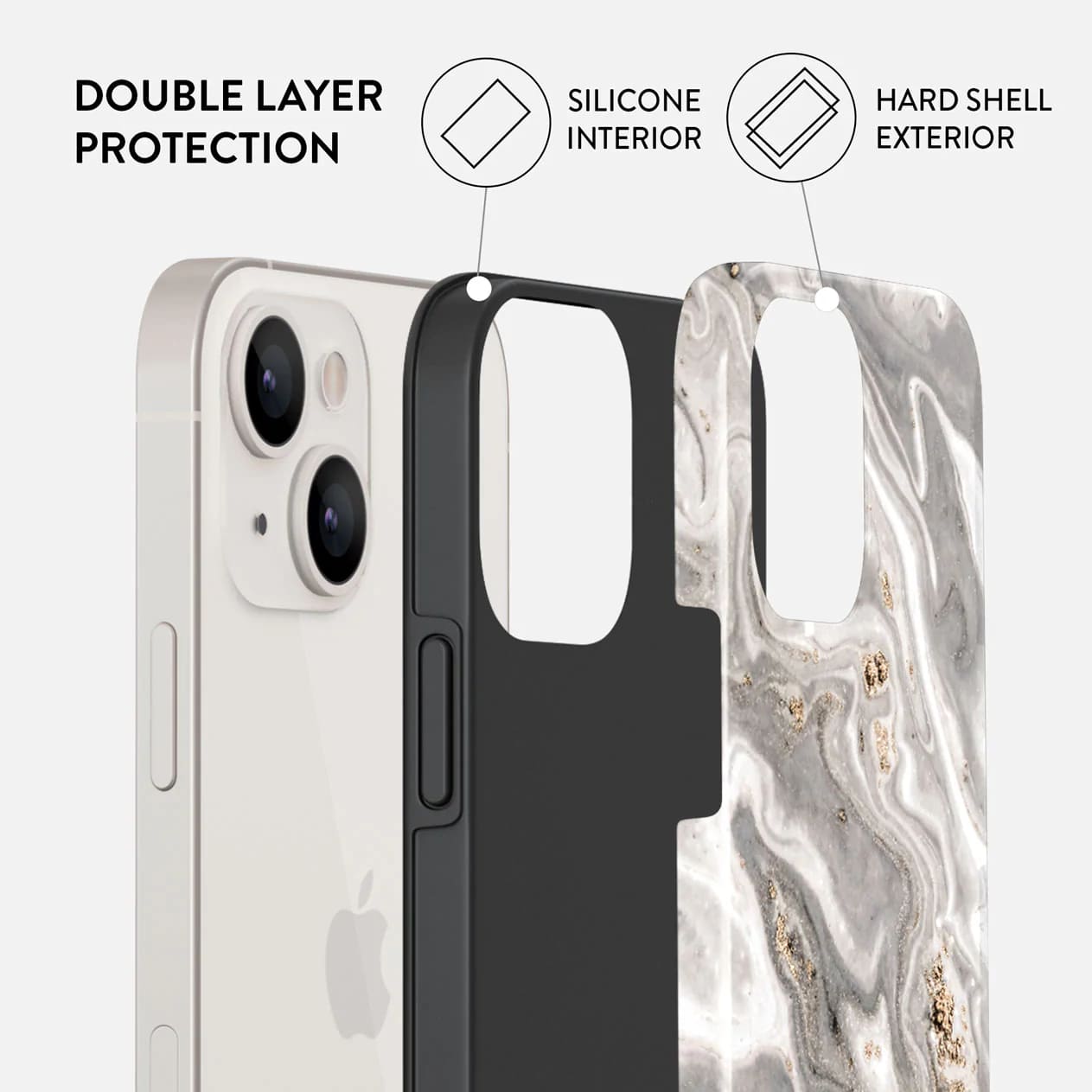 Burga iPhone 14 Fashion Tough Σκληρή Θήκη - Snowstorm