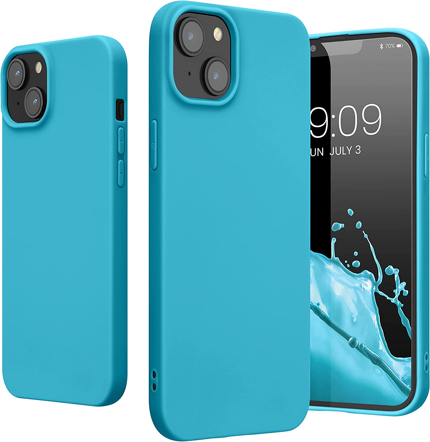 KW iPhone 14 Plus Λεπτή Θήκη Σιλικόνης TPU - Cool Glacier - 59076.205
