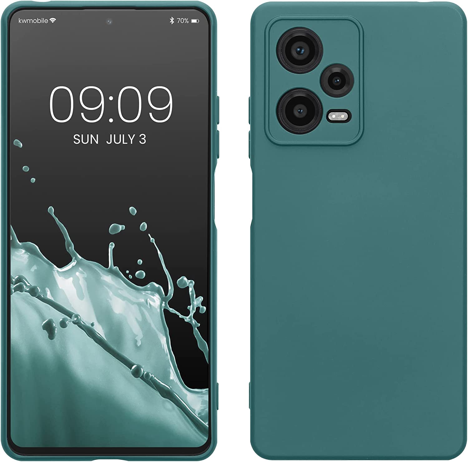 KW Xiaomi Redmi Note 12 Pro Θήκη Σιλικόνης Rubberized TPU - Arctic Night - 60733.207