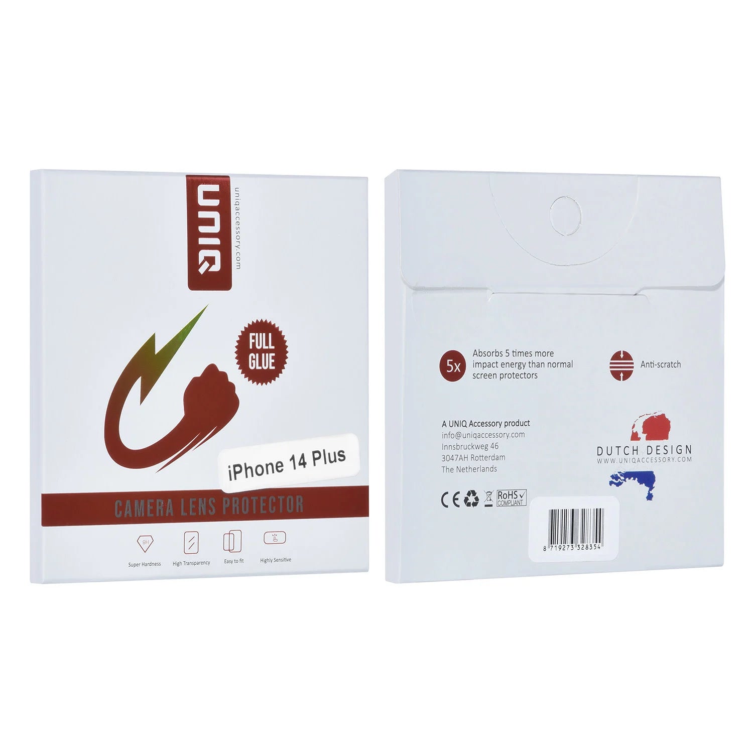 Tuniq iPhone 14 Plus - Προστασία Κάμερας - Αντιχαρακτικό Γυαλί - Διάφανο