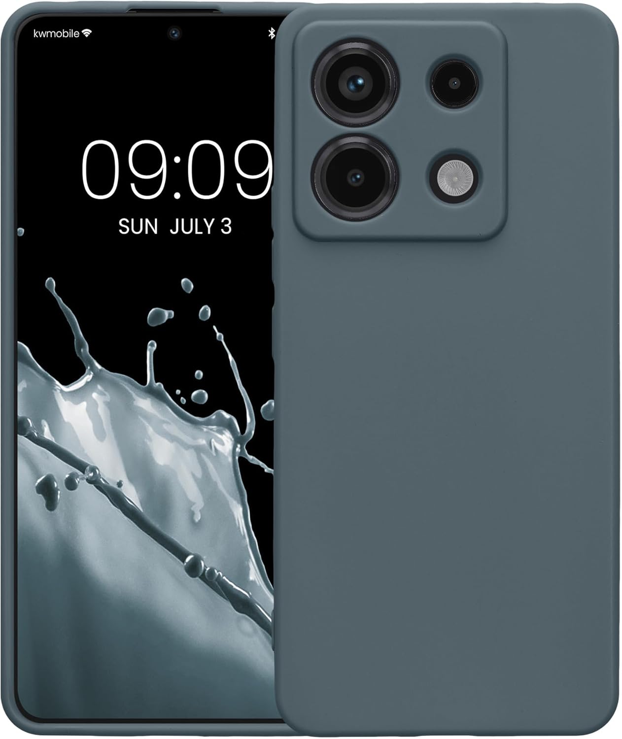 KW Xiaomi Redmi Note 13 Pro 5G / Poco X6 5G Θήκη Σιλικόνης TPU - Dark Slate