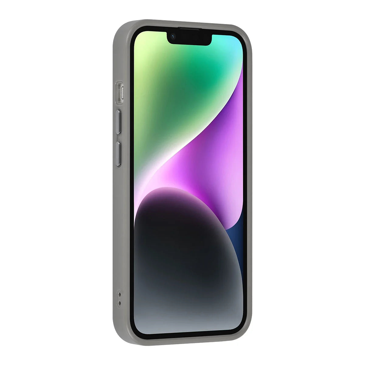 Tuniq iPhone 13 / iPhone 14 - MagSafe Σκληρή Θήκη με Πλαίσιο Σιλικόνης - Γκρι / Διάφανη