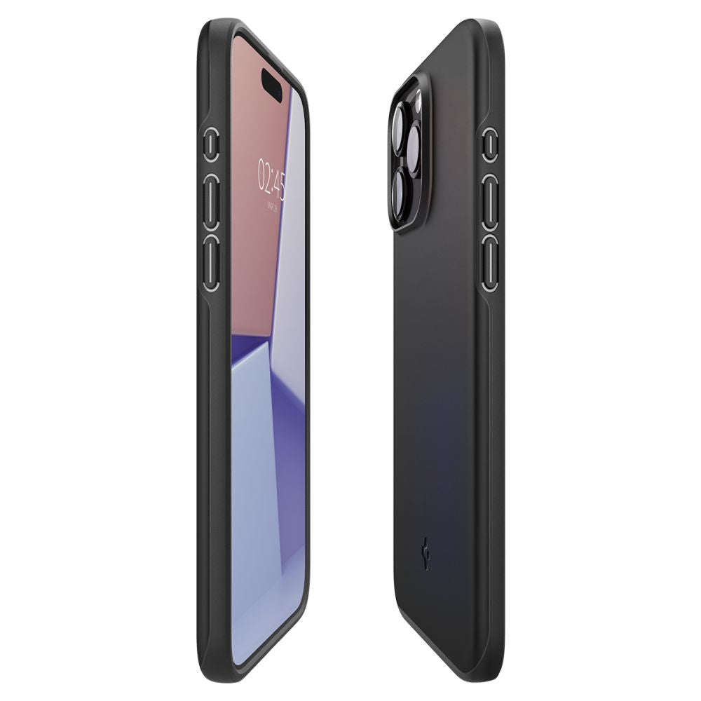 Spigen iPhone 15 Pro Thin Fit Σκληρή Θήκη - Black