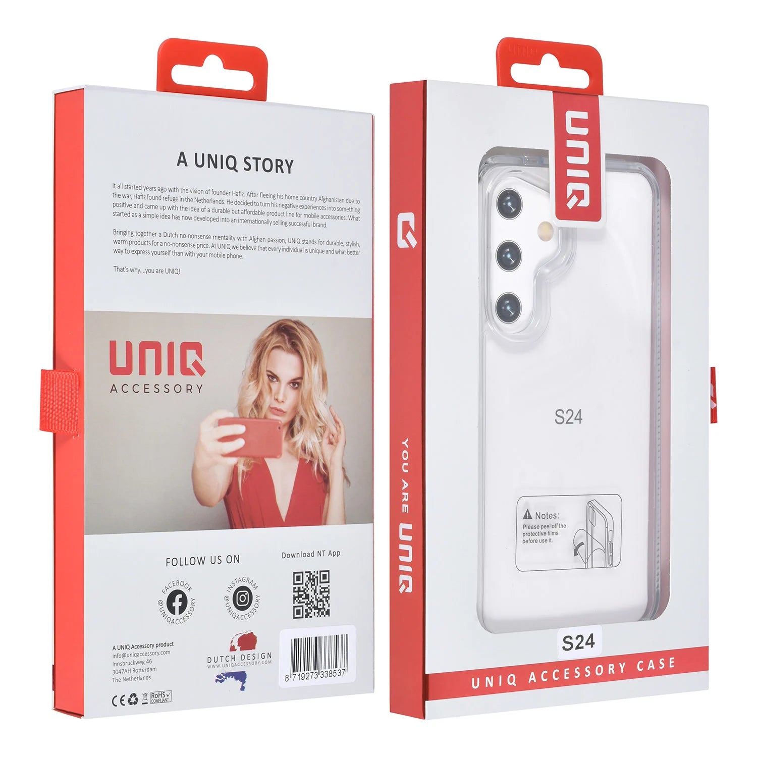 Tuniq Samsung Galaxy S24 - Σκληρή Θήκη με Πλαίσιο Σιλικόνης - White