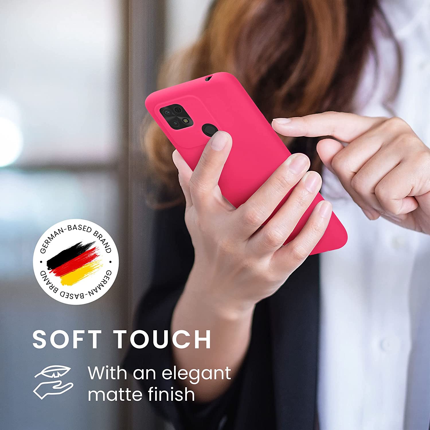 KW Xiaomi Xiaomi Redmi 10C Θήκη Σιλικόνης TPU - Neon Pink - 59231.77