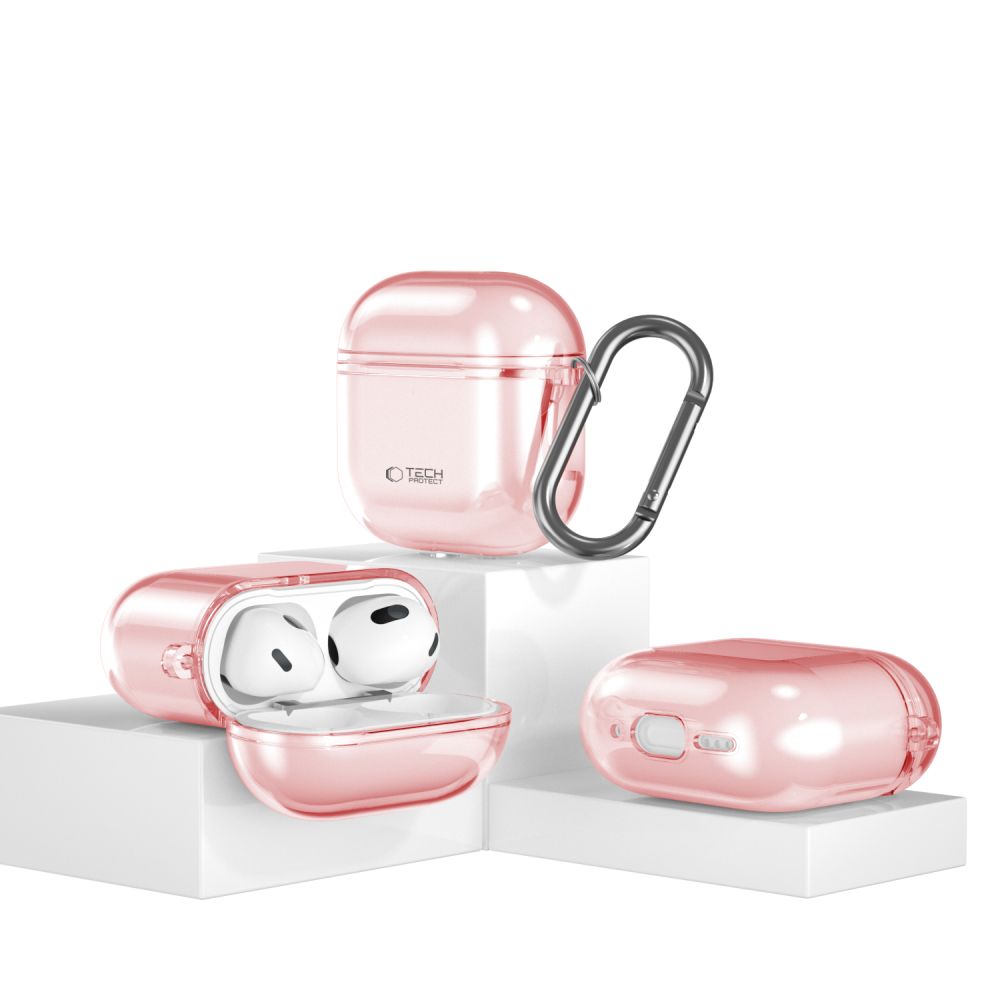 Tech-Protect AirPods 4 Θήκη Σιλικόνης - Flexair - Baby Pink
