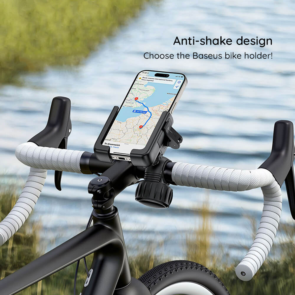 Baseus GoTrip - Universal Βάση Κινητού για Ποδήλατο - Cluster Black