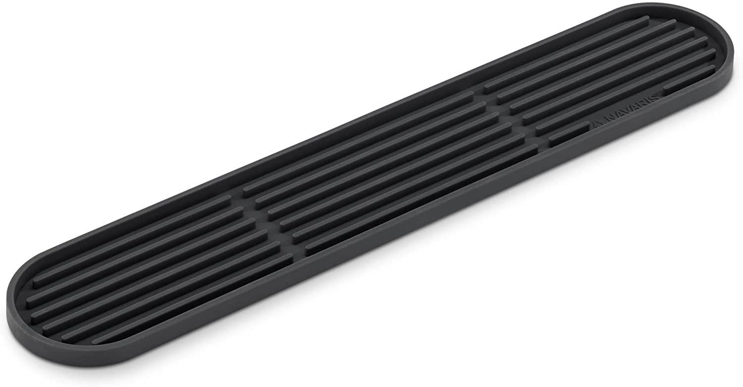 Navaris Χαλί Νεροχύτη για Αποστράγγιση Ποτηριών - Grey - 52326.02.22