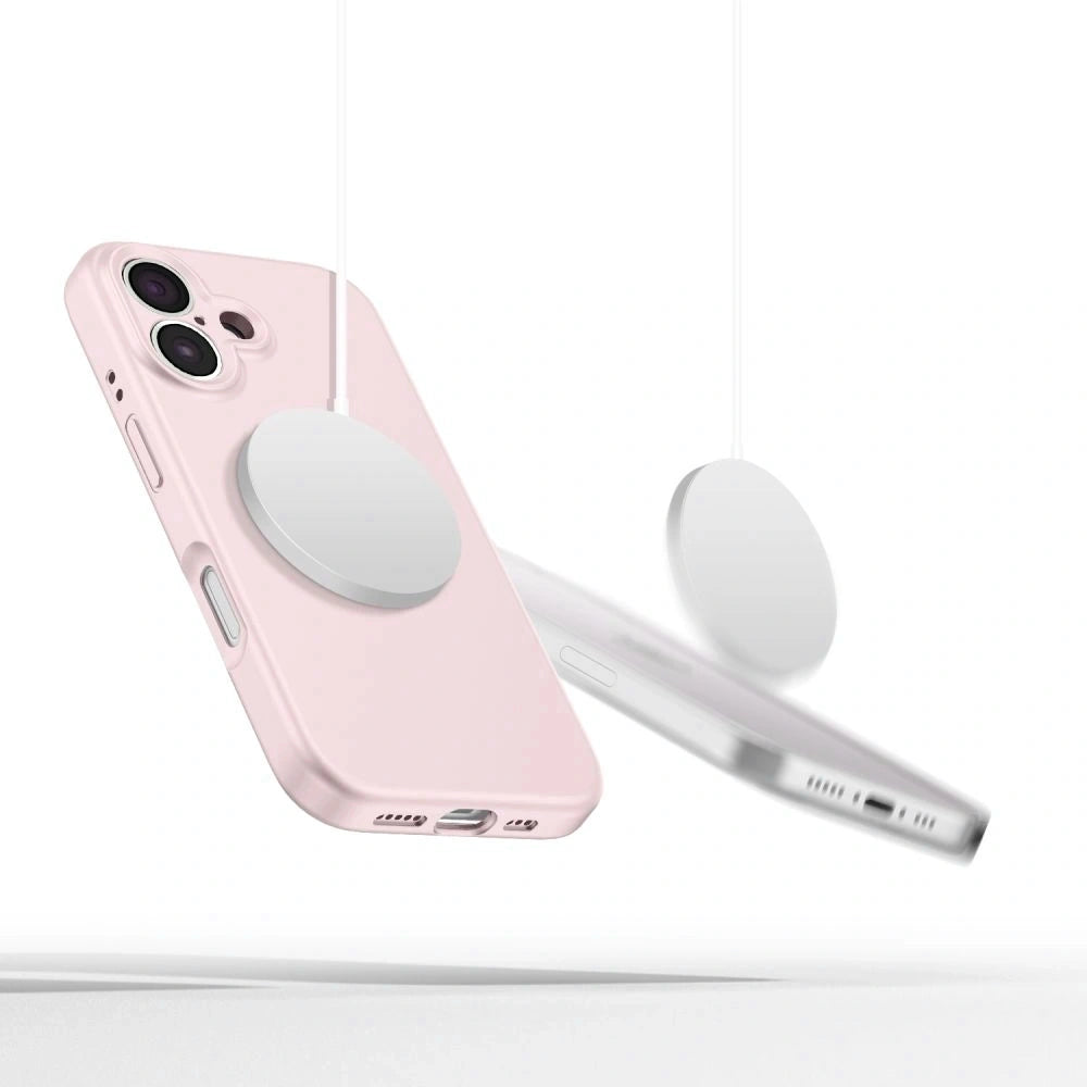 Tech-Protect iPhone 16e Liquid Silicone MagSafe Θήκη Σιλικόνης - Pink Pearl