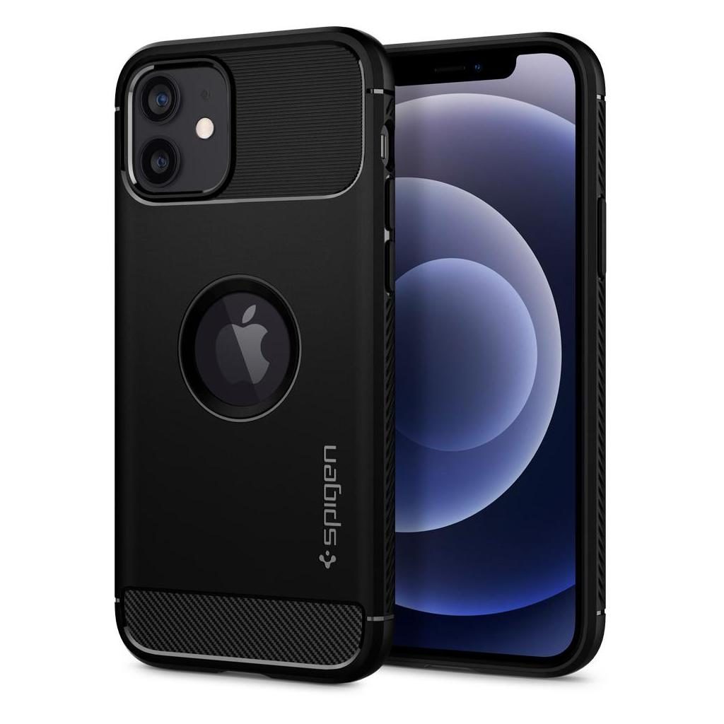 Spigen iPhone 12 / iPhone 12 Pro Θήκη TPU Rugged Armor - Matte Black