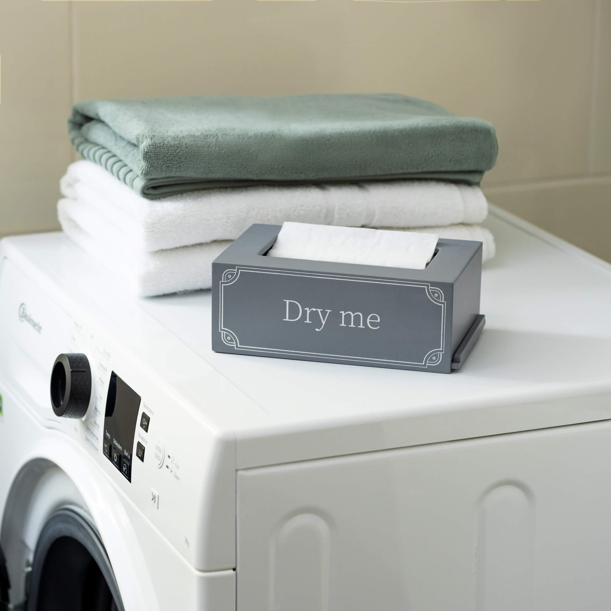 Navaris Κουτί Αποθήκευσης για Χαρτομάντηλα - Grey - 56606.01