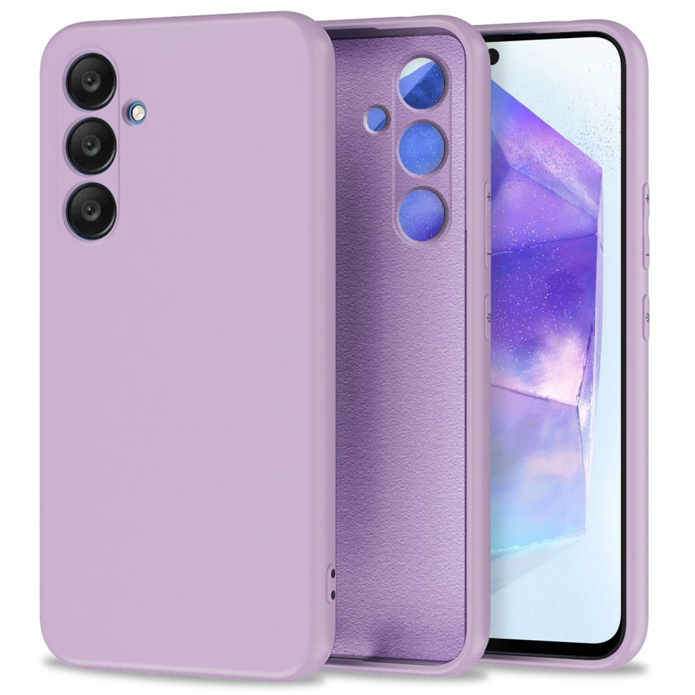 Tech-Protect Samsung Galaxy A55 5G Icon Θήκη Σιλικόνης Rubber TPU - Violet