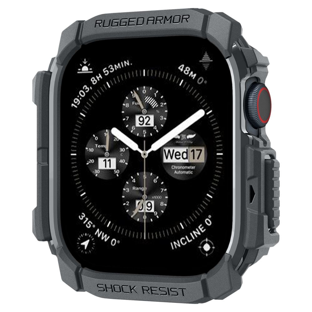 Spigen Θήκη Apple Watch 10/11 - 46mm Rugged Armor - Dark Grey