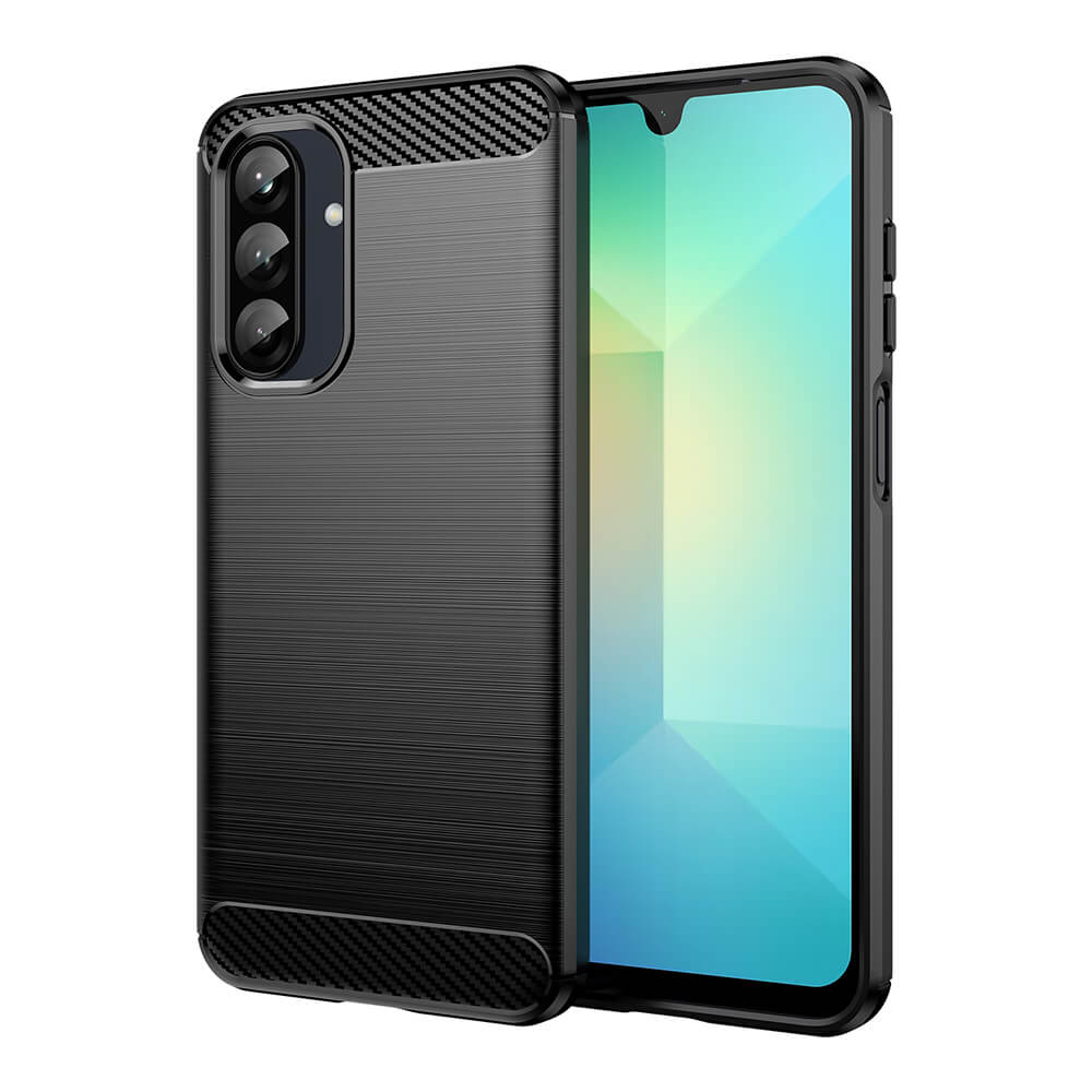 Techsuit Samsung Galaxy A26 5G Carbon Silicone Θήκη Σιλικόνης TPU - Black