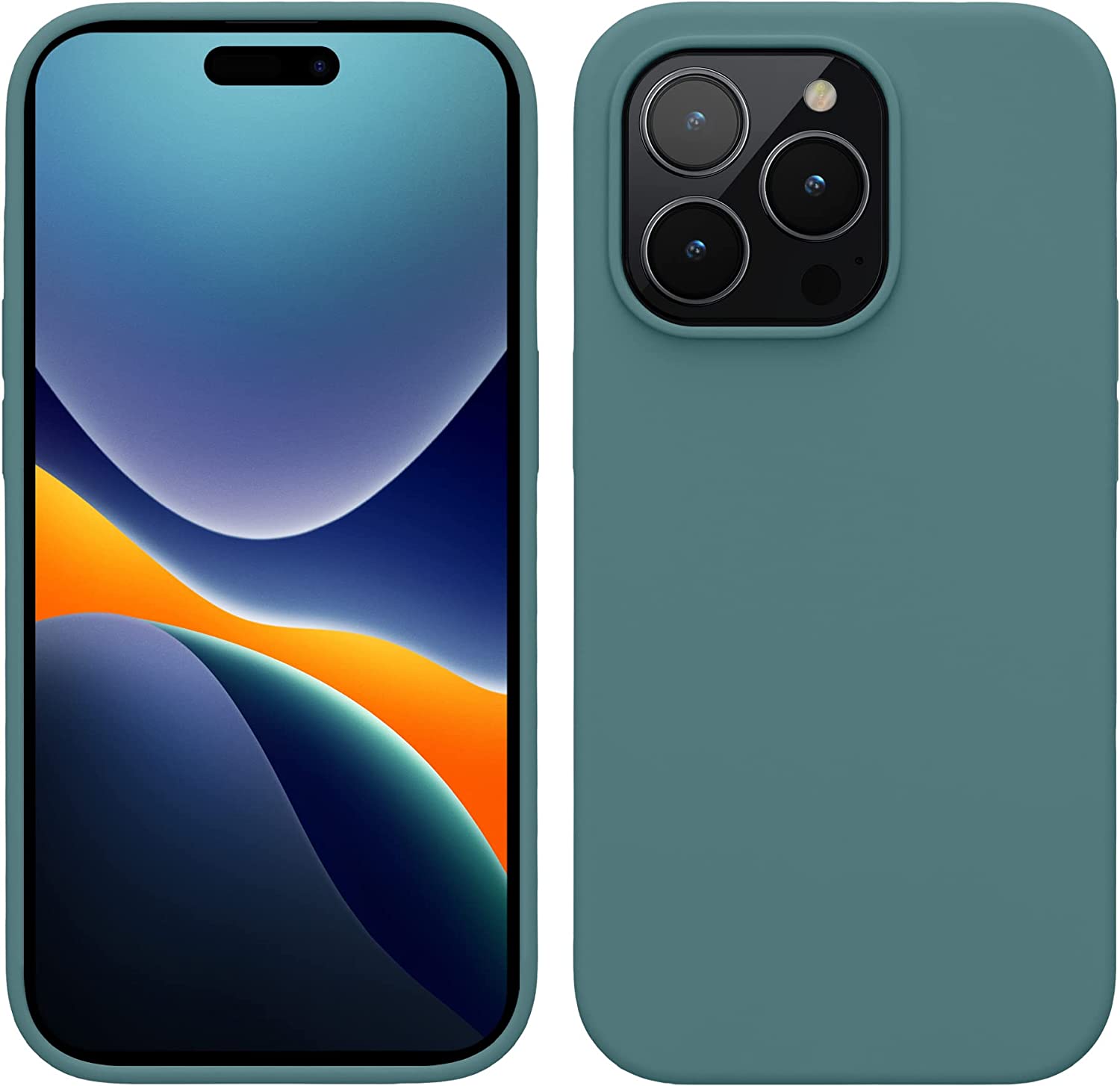 KW iPhone 14 Pro Θήκη Σιλικόνης TPU - Arctic Night - 59073.207