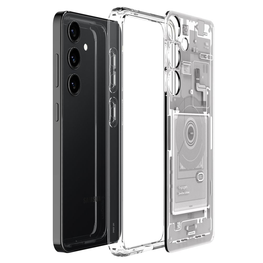 Spigen Samsung Galaxy S24 - Ultra Hybrid Σκληρή Θήκη με Πλαίσιο Σιλικόνης - Zero One White