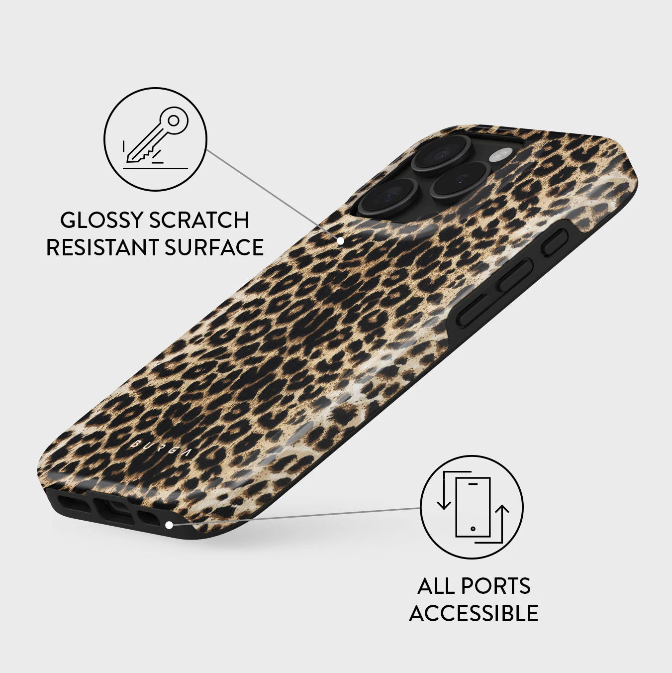 Burga iPhone 16 Pro Fashion Tough MagSafe Σκληρή Θήκη με MagSafe - Player