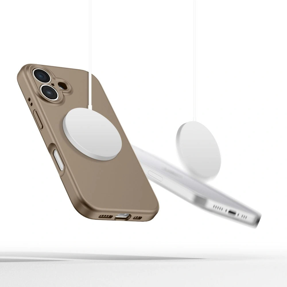 Tech-Protect iPhone 16e Liquid Silicone MagSafe Θήκη Σιλικόνης - Chocolate Brown