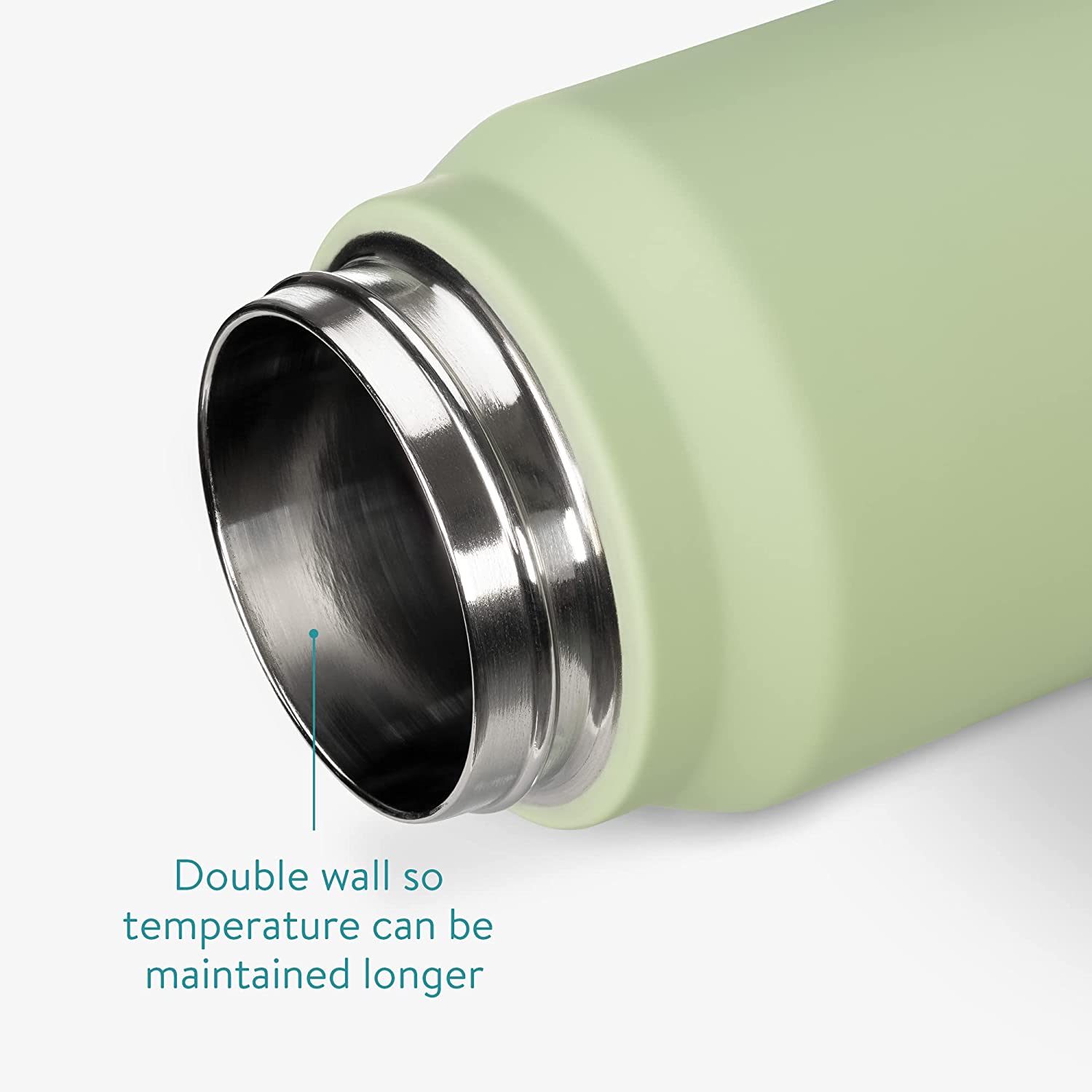 Navaris Μπουκάλι Νερού από Ανοξείδωτο Ατσάλι - 700ml - Green - 59216.2.07