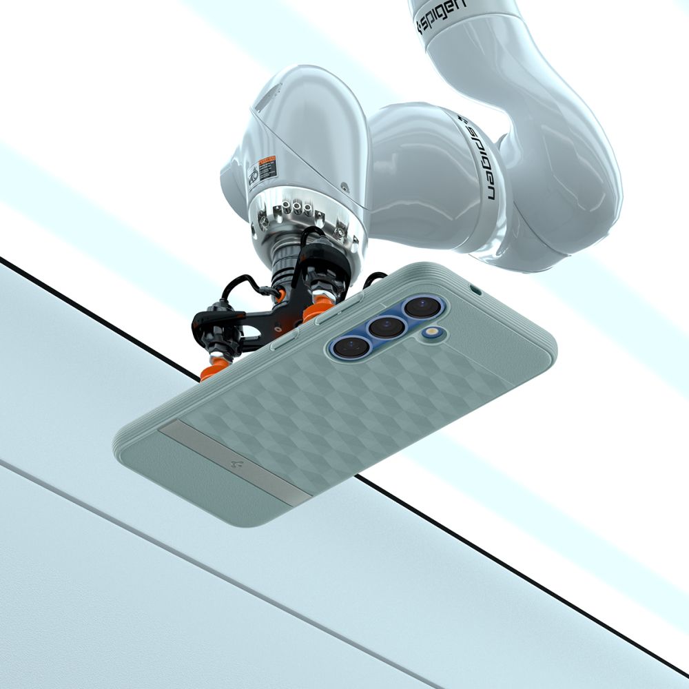 Spigen Samsung Galaxy S25 Plus - Parallax Mag Θήκη Σιλικόνης με Σκληρό Πλαίσιο και MagSafe - Sage Green