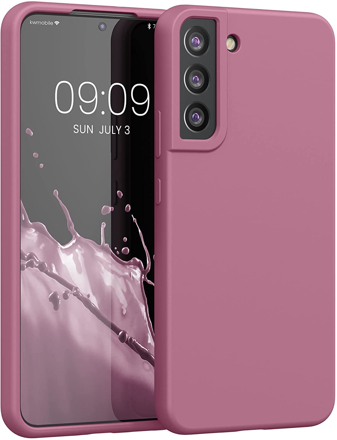KW Samsung Galaxy S22 Plus Θήκη Σιλικόνης Rubberized TPU - Deep Rusty Rose - 56761.167