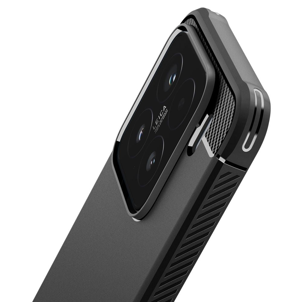Spigen Xiaomi 15 Rugged Armor Θήκη Σιλικόνης - Matte Black