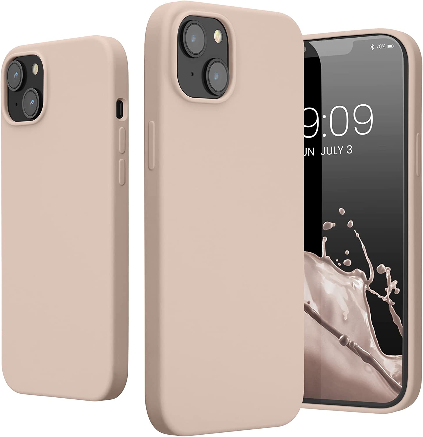 KW iPhone 14 Plus Θήκη Σιλικόνης TPU - Coconut Swirl - 59072.225