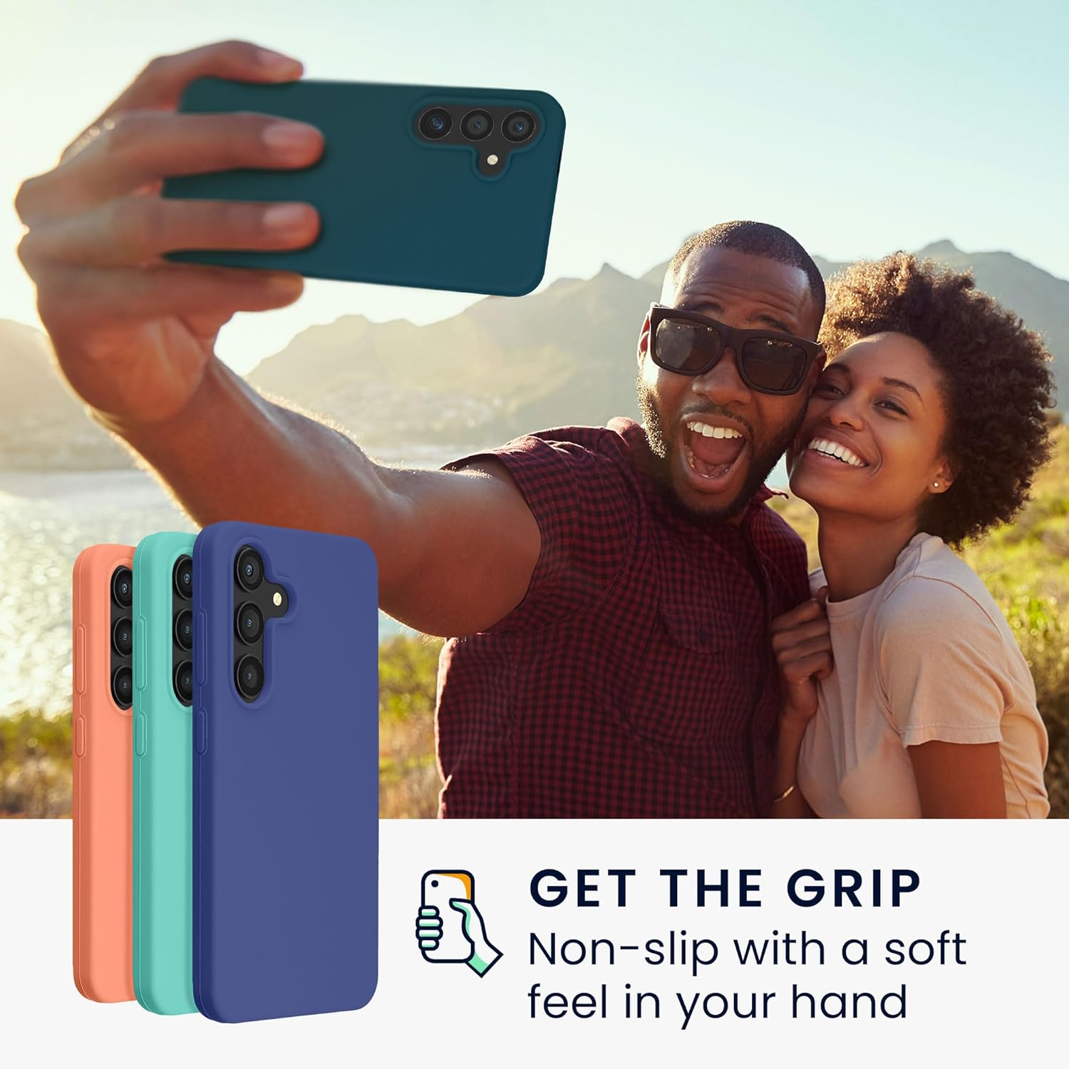 KW Samsung Galaxy S24+ Θήκη Σιλικόνης Rubberized TPU - Teal Matte