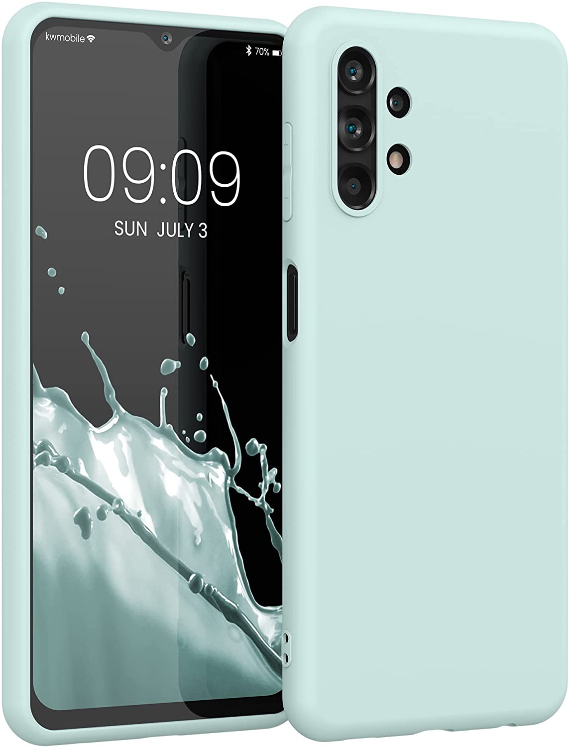 KW Samsung Galaxy A13 4G Θήκη Σιλικόνης TPU - Frosty Mint - 57805.200