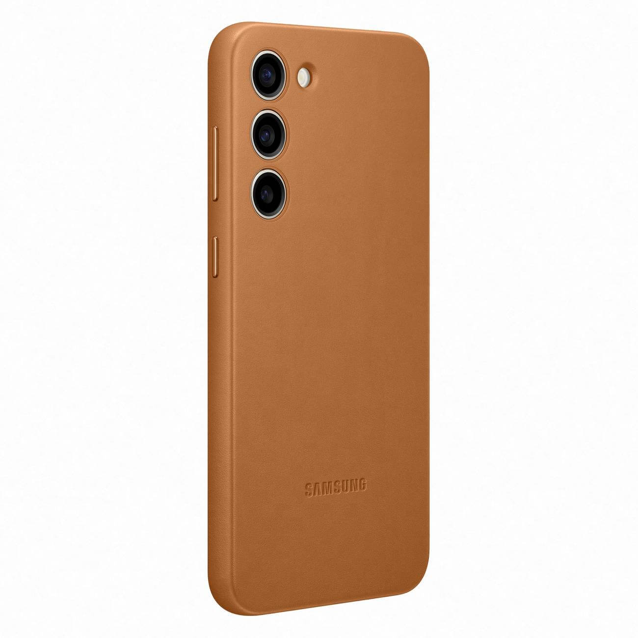 Samsung Genuine Leather Cover Samsung Galaxy S23+ Θήκη από Γνήσιο Δέρμα - Camel - EF-VS916LAEGWW