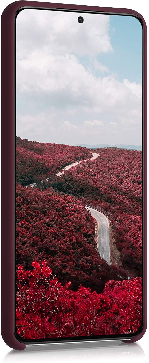 KW Samsung Galaxy S21 Θήκη Σιλικόνης Rubber TPU - Tawny Red - 54056.190