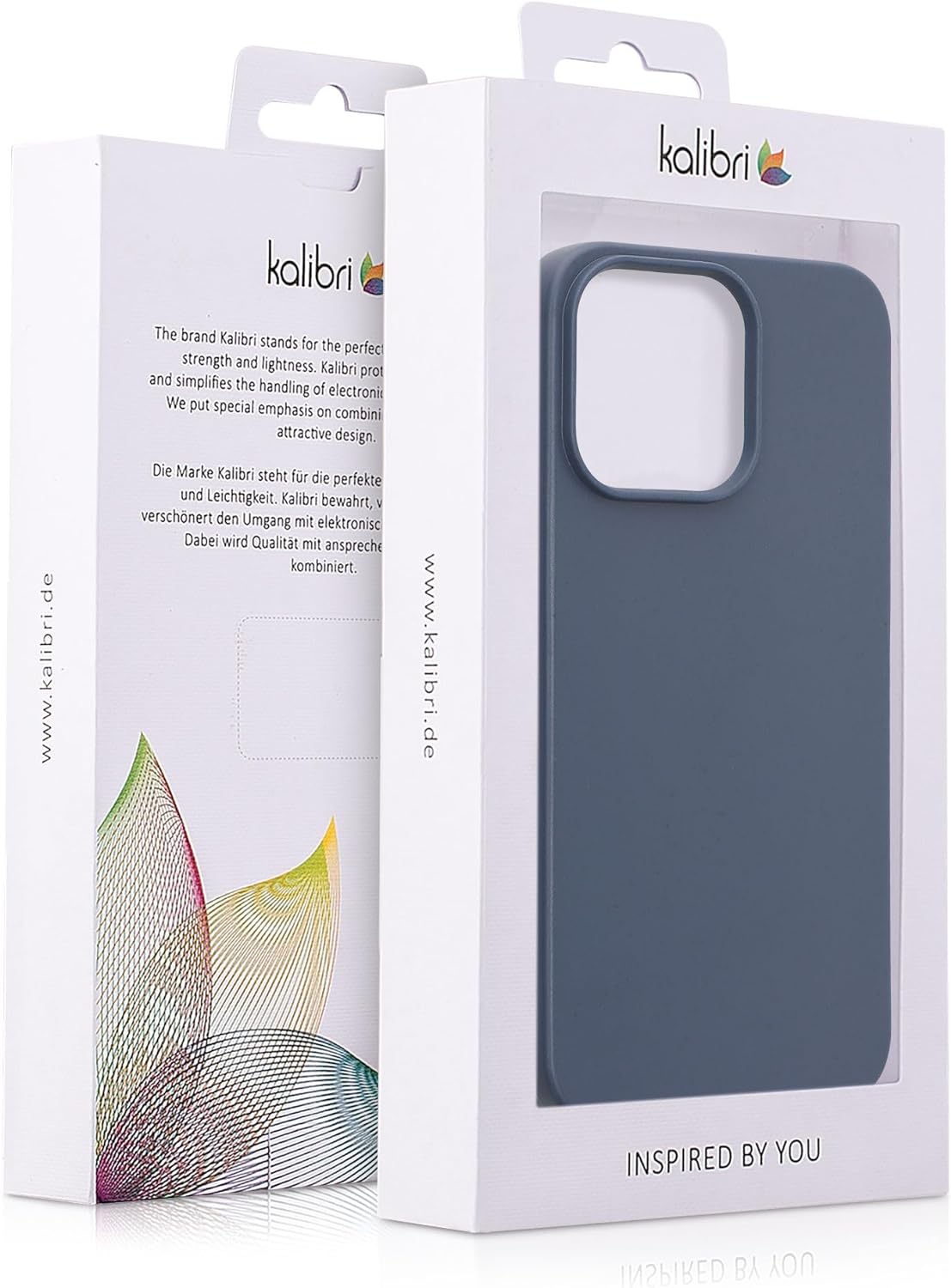 Kalibri iPhone 15 Pro Max Θήκη Σιλικόνης TPU με Ανακυκλώσιμο και Βιοδιασπώμενο Υλικό - Dark Blue