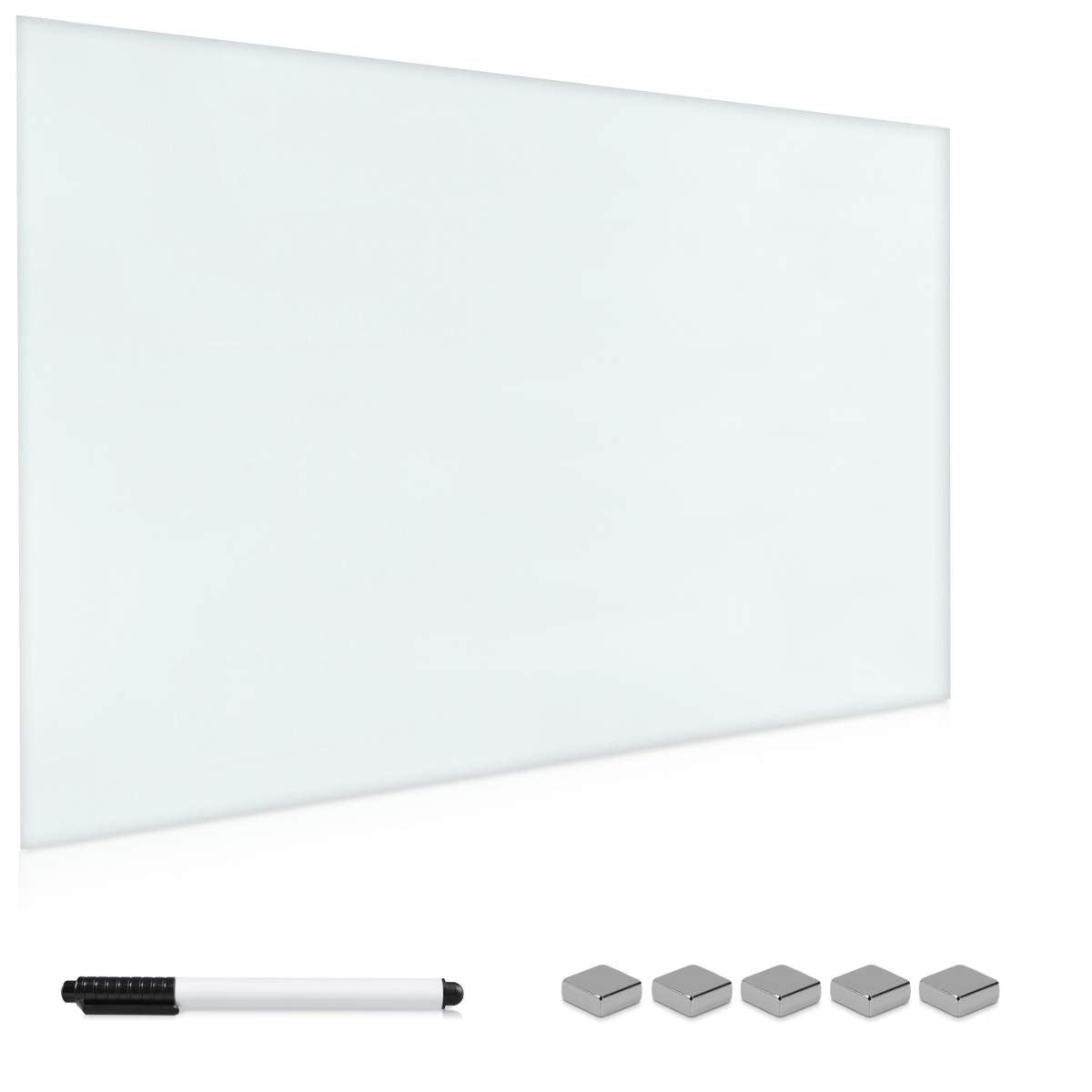 Navaris Μαγνητικός Γυάλινος Πίνακας - 60x40cm - White - 43985.02